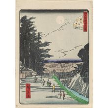 Utagawa Hiroshige II: No. 6, Moonlit Night at Suruga-dai (Suruga-dai getsuya), from the series Forty-Eight Famous Views of Edo (Edo meisho yonjûhakkei) - Museum of Fine Arts