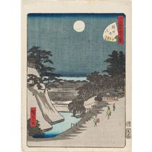 二歌川広重: No. 47, On the Hill outside the Sakurada Gate (Sakurada-soto jô), from the series Forty-Eight Famous Views of Edo (Edo meisho yonjûhakkei) - ボストン美術館