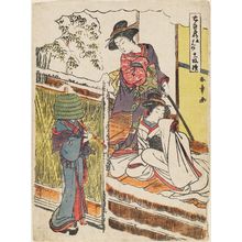 Katsukawa Shunsho: Act IX (Kudan), from the series The Storehouse of Loyal Retainers in Eleven Sheets (Chûshingura jûichimai tsuzuki) - Museum of Fine Arts