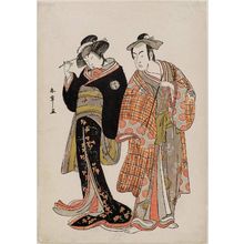 Katsukawa Shunsho: Actors Matsumoto Kôshirô IV as Chôemon and Segawa Kikunojô III as Ohan - Museum of Fine Arts