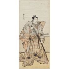 Katsukawa Shunsho: Actor Ichikawa Danjûrô as Tezuka no Tarô - Museum of Fine Arts