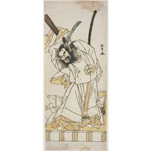 Katsukawa Shunsho: Actor Nakajima Mihoemon II as Shujaku Tenno - Museum of Fine Arts