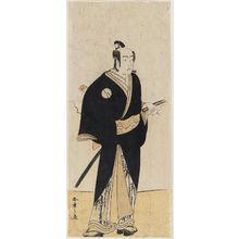 勝川春章: Actor Bandô Mitsugorô II as An no Heibei - ボストン美術館