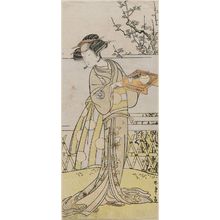 Katsukawa Shunsho: Actor Osagawa Tsuneyo as Haru - Museum of Fine Arts