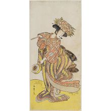 勝川春章: Actor Segawa Kikunojô III as the spirit of a lion - ボストン美術館