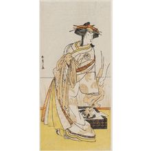 勝川春章: Actor Segawa Kikunojo III as the gost of Takao - ボストン美術館