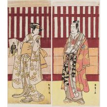 Katsukawa Shunsho: Actors Osagawa Tsuneyo II and Sawamura Sojuro III - Museum of Fine Arts