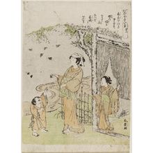 Katsukawa Shunsho: No. 8, from the series Silkworm Cultivation (Kaiko yashinai gusa) - Museum of Fine Arts