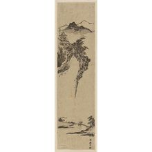 Kitagawa Utamaro: Landscape in Ink-painting Style - Museum of Fine Arts