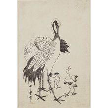 Kitagawa Utamaro: Family of Cranes - Museum of Fine Arts