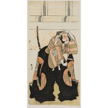 Katsukawa Shunko: Actor scratching his head - Museum of Fine Arts