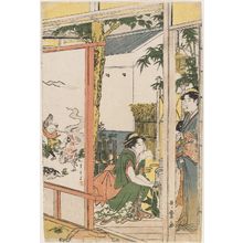 Kitagawa Utamaro: Celebration in Honor of Ebisu - Museum of Fine Arts