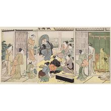 Torii Kiyonaga: A Party in the Shinagawa Pleasure Quarters - Museum of Fine Arts