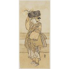 勝川春好: Actor Segawa Kikunojo III as an Oharame - ボストン美術館