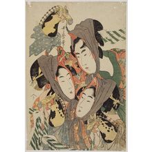 Kitagawa Utamaro: The Spring Pony Dance (Harugoma odori) - Museum of Fine Arts