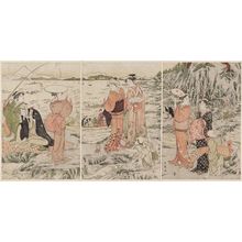 Kitagawa Utamaro: Fishing at Iwaya, Enoshima - Museum of Fine Arts