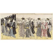 Utagawa Toyokuni I: Actor and Women - Museum of Fine Arts