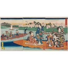 二歌川広重: The Sumida River in the Eastern Capital (Tôto Sumidagawa) - ボストン美術館