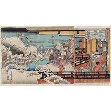 Utagawa Hiroshige: Taira Kiyomori Haunted by Strange Sights (Taira Kiyomori kaii o miru zu) - Museum of Fine Arts