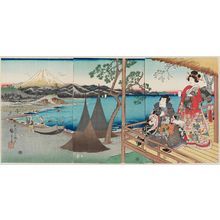Utagawa Hiroshige: View of Tago Bay (Tago no Ura fûkei) - Museum of Fine Arts