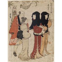 鳥居清長: The Twelfth Month (Harumachizuki), from the series Fashionable Monthly Pilgrimages in the Four Seasons (Fûryû shiki no tsuki môde) - ボストン美術館