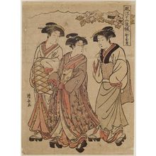 Torii Kiyonaga: The Tenth Month (Kannazuki), from the series Fashionable Scenes from the Twelve Months (Fûryû jûni kikô) - Museum of Fine Arts