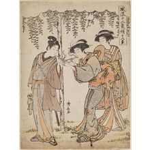 Torii Kiyonaga: The Fourth Month (Uzuki), from the series Fashionable Scenes from the Twelve Months (Fûryû jûni kikô) - Museum of Fine Arts