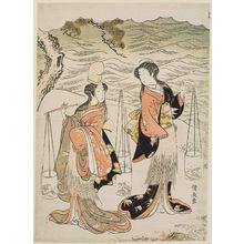 Torii Kiyonaga: The Brine Maidens - Museum of Fine Arts