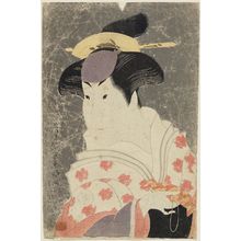 Toshusai Sharaku: Actor Iwai Hanshirô IV as the Wet Nurse Shigenoi - Museum of Fine Arts