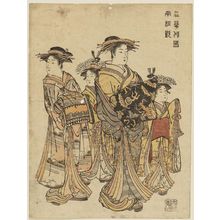 Katsukawa Shuncho: Series - Meika keikoku futatsu - sugata. - Museum of Fine Arts