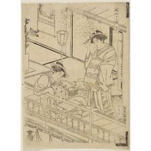 Katsukawa Shuncho: The Ninth Month (Kugatsu), from the series Twelve Months of Popular Customs (Fûzoku jûni kô) - Museum of Fine Arts