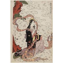 鳥高斎栄昌: Kisegawa of the Matsubaya as a Heavenly Musician - ボストン美術館