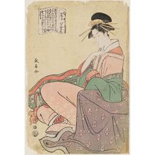 Eishosai Choki: The Bell of Mugen in Act IV of Hiragana Seisuiki (Hiragana Seisuiki, yodanme chû, Mugen no dan) - Museum of Fine Arts
