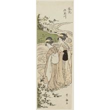 歌川豊国: from the series The Fashionable Six Jewel Rivers (Furyû Mu Tamagawa) - ボストン美術館