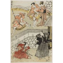 歌川豊国: Acts III and IV (Sandanme, yodanme), from the series The Storehouse of Loyal Retainers (Chûshingura) - ボストン美術館