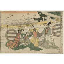 Utagawa Toyokuni I: Act I (Shodan), from the series The Storehouse of Loyal Retainers, a Primer (Kanadehon Chûshingura) - Museum of Fine Arts