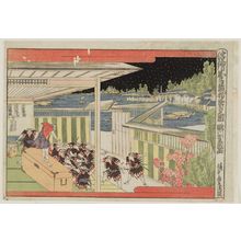 Utagawa Toyokuni I: Act X (Jûdanme no zu), from the series Perspective Pictures of The Storehouse of Loyal Retainers (Uki-e chûshingura) - Museum of Fine Arts