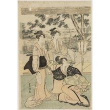 Utagawa Toyokuni I: Three women - Museum of Fine Arts