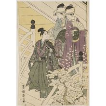 Utagawa Toyokuni I: A Hawking Party on a Veranda - Museum of Fine Arts