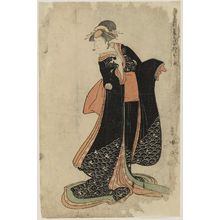 Utagawa Toyokuni I: Ômiya (Actor Nakayama Tomisaburô) as Miyagino, from the series Portraits of Actors on Stage (Yakusha butai no sugata-e) - Museum of Fine Arts