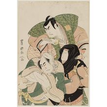 Utagawa Toyokuni I: Three Actors - Museum of Fine Arts