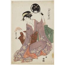 Hosoda Eishi: Toyohina, from the series Flowerlike Faces of Beauties (Bijin kagan shû) - Museum of Fine Arts