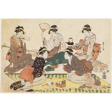 Hosoda Eishi: Five Teahouse Beauties - Museum of Fine Arts