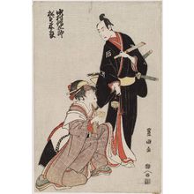 Utagawa Toyokuni I: Actors Nakamura Kankurô and Matsumoto Yonesaburô - Museum of Fine Arts