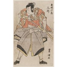 歌川豊国: Actor Ichikawa Sanshô as Nagasaki Jirô - ボストン美術館