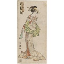 Utagawa Toyokuni I: Actor Segawa Kikusaburô as the geisha Kikuno (Geisha Kikuno, Segawa Kikusaburô) - Museum of Fine Arts