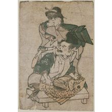 Utagawa Toyokuni I: Ebisu and Otafuku - Museum of Fine Arts