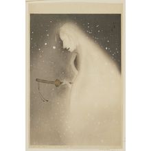Uemura Shôen: Female ghost with sword - ボストン美術館