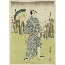 Utagawa Toyokuni I: An Actor Among Irises - Museum of Fine Arts