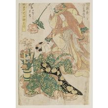 Utagawa Toyokuni I: Winter, from the series Seven Komachi in the Four Seasons (Shiki nana Komachi no uchi) - Museum of Fine Arts